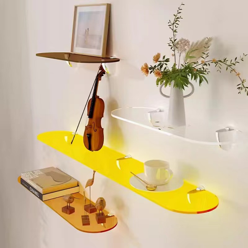 Home Bathroom Shelf - Oturma Odası için Delikli Akrilik Raf,