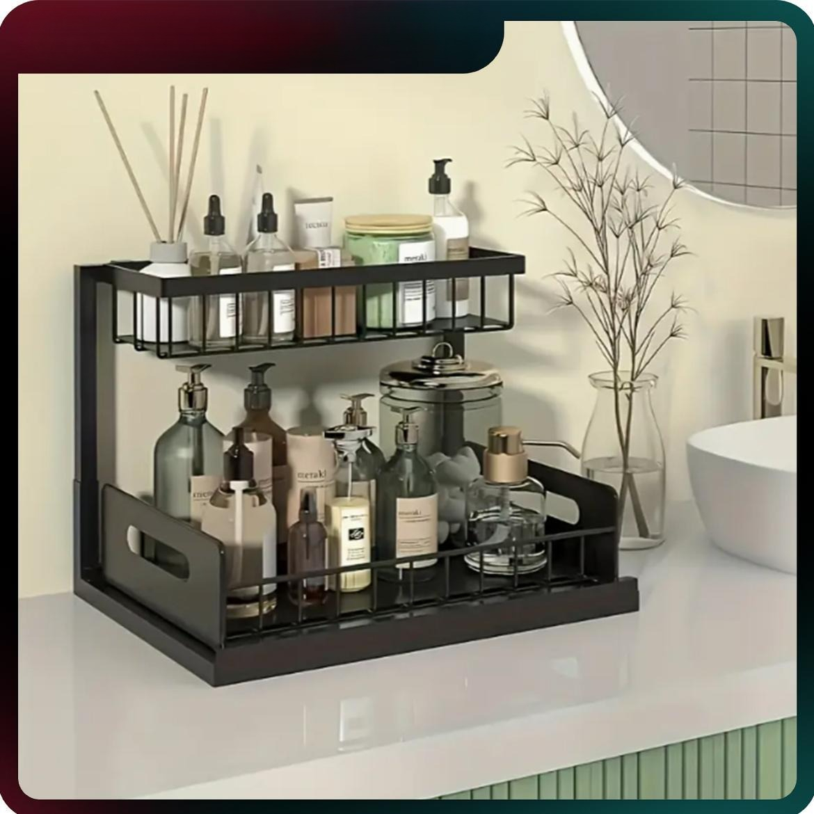 Home Bathroom Shelf - Ağır Hizmet Tipi Çekmeceli Dolap Düzenleyici