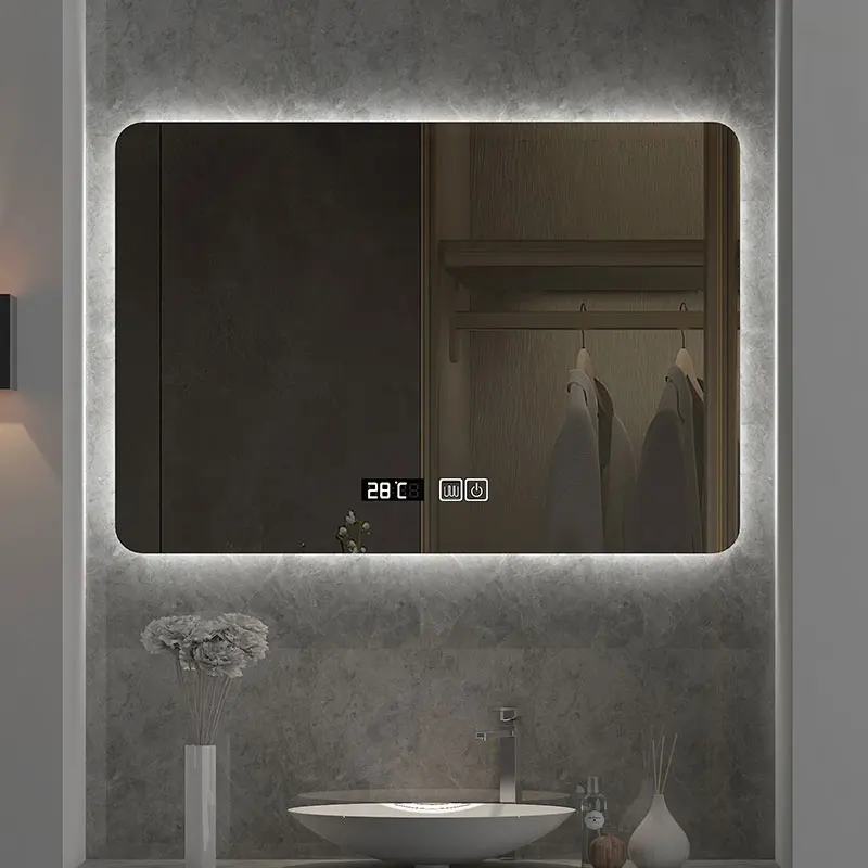 Bathroom Mirror Led - 24x32 inç Kare LED Banyo Aynası