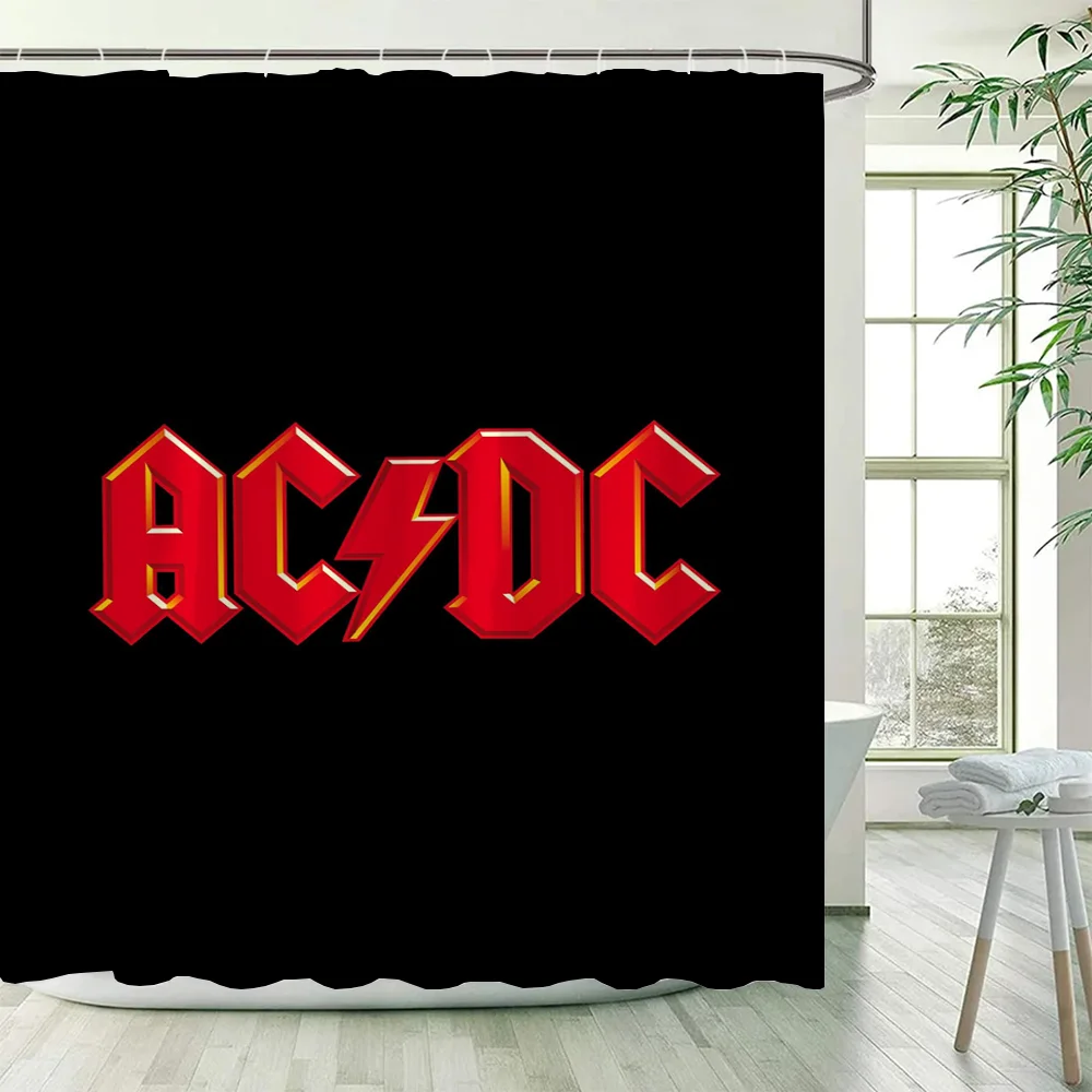 Home Bathroom Partition - Rock-ACDC Duş Perdesi Banyo Aksesuarları için