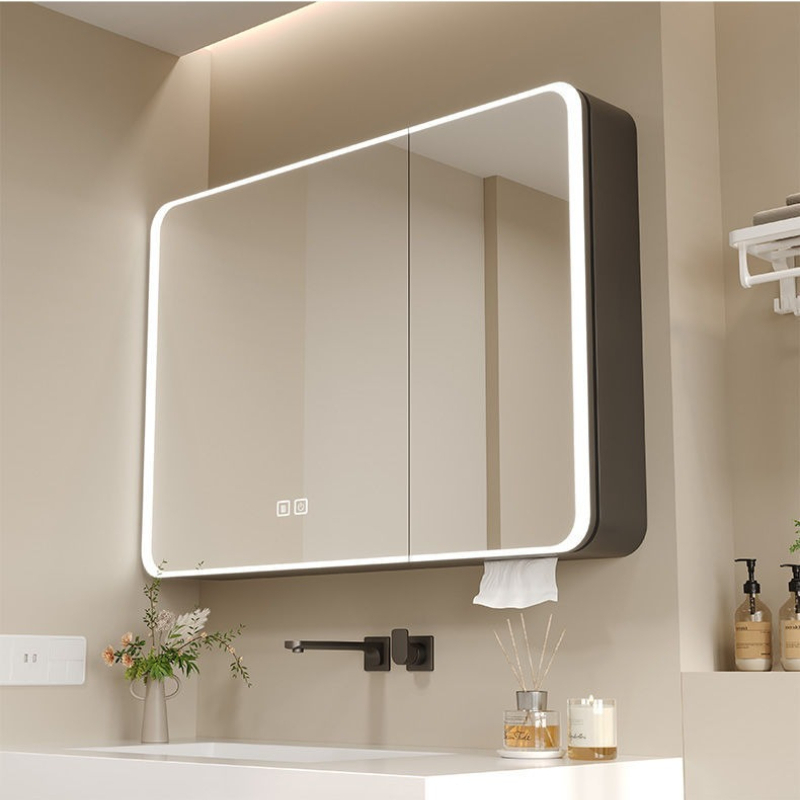 Bathroom Mirror Led - LED Banyo Aynalı Dolabı Alüminyum Yuvarlak