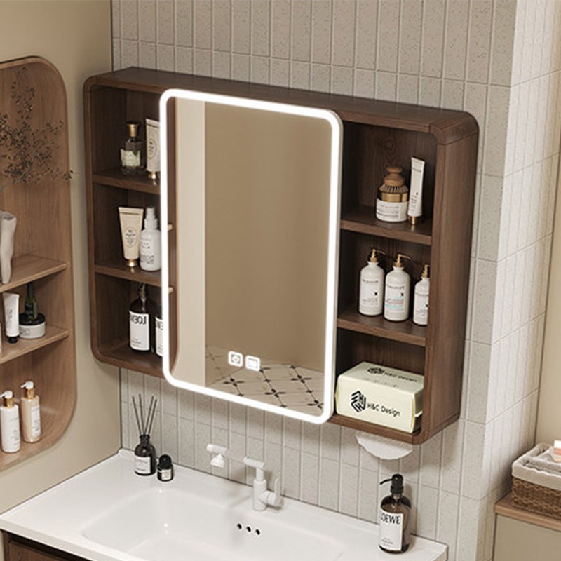 Home Bathroom Shelf - Aynalı Tuvalet Banyo Dolabı Rafları Köşe