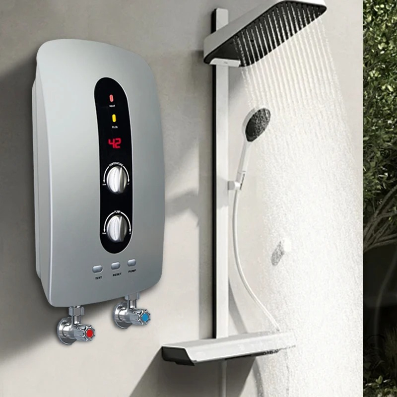 Home Bathroom Geyser - Oem 2025 Pompa Taşınabilir Kırmızı Bakır