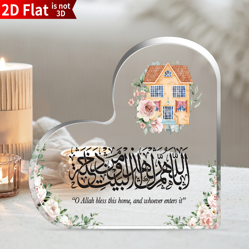 Home & Bathroom Building Products Pte Ltd - CIFBUY Akrilik Plaket 2D Düz Kalp