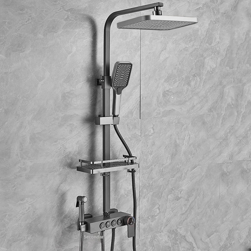 Home Bath - Paslanmaz Çelik Duş Seti Anti Calc