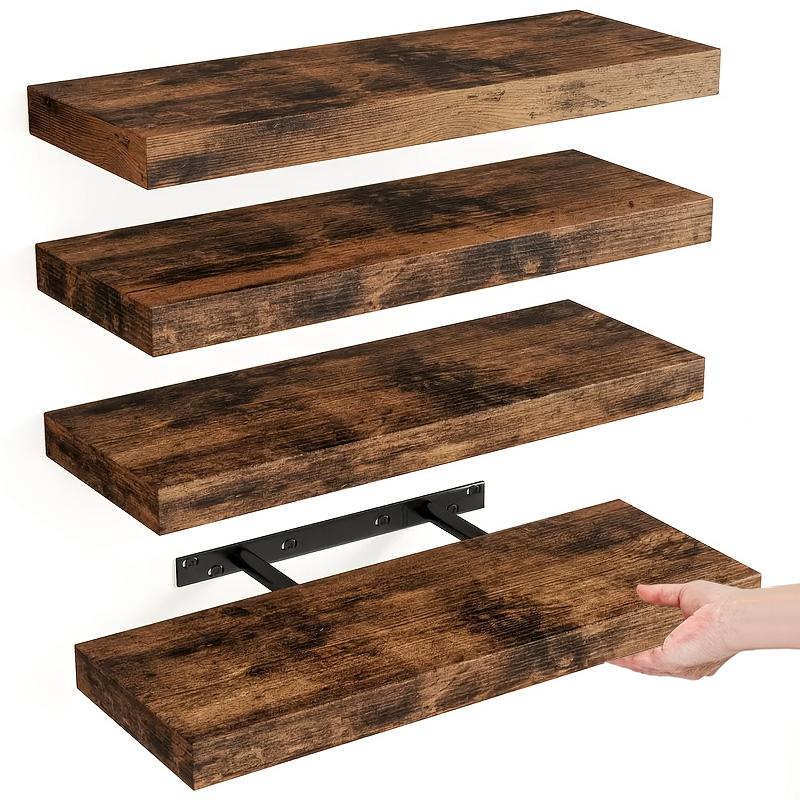 Home Bathroom Shelf - 4 Adet Yüzer Raf Duvara Monte