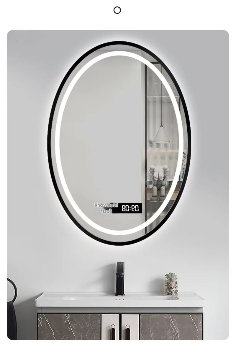 Bathroom Mirror Led - 16x24 inç Oval LED Banyo Aynası