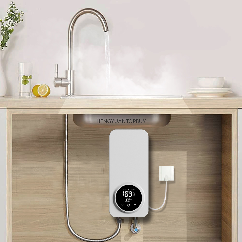 Home Bathroom Geyser - Mini Anında Isıtıcı Elektrikli Şofben Mutfak