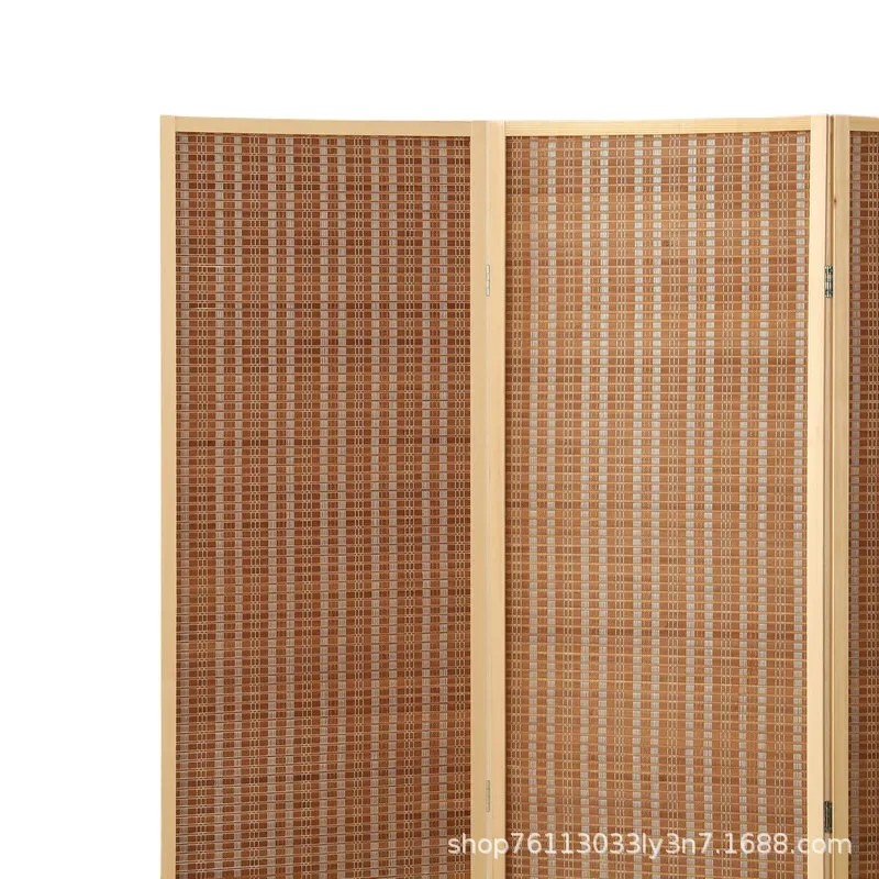 Home Bathroom Partition - Bambu Katlanır Paravan Oda Bölücü Taşınabilir