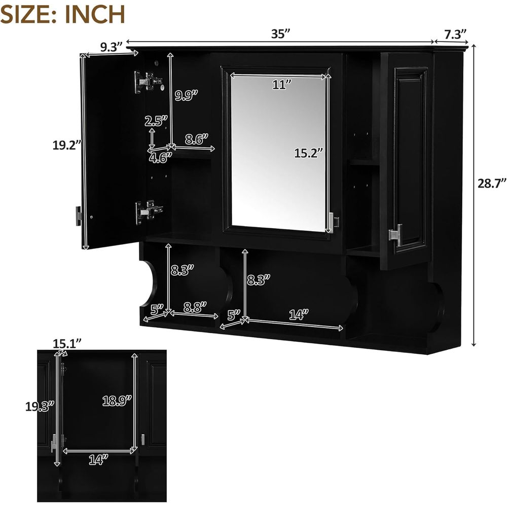 Aynalı Banyo Duvar Dolabı, Aya - Home Bathroom Shelf incelemesi ve fiyatı