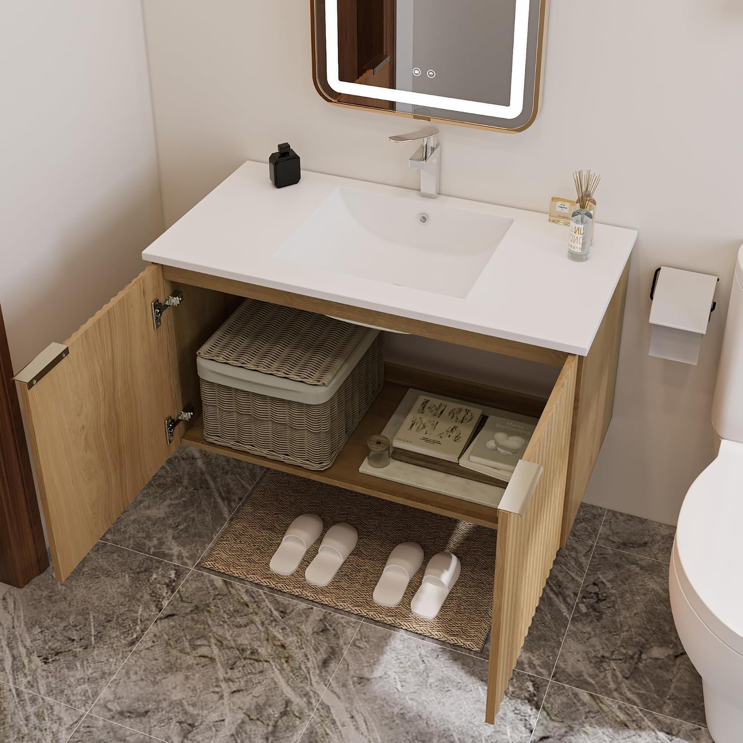 Modern Yüzer Banyo Dolabı Dalg - Home Bath incelemesi ve fiyatı