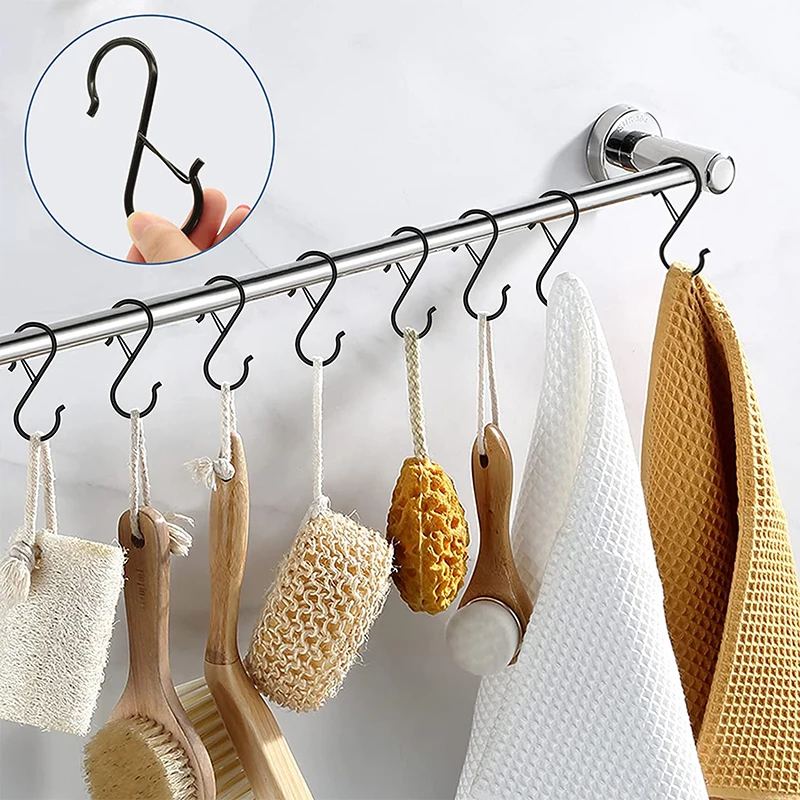 10/100 adet Metal asma kancala - Home Bathroom Shelf incelemesi ve fiyatı