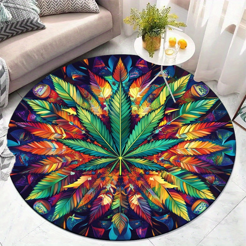 Renkli Tüy Mandala Yuvarlak Ha - Home Bathroom Door Design incelemesi ve fiyatı