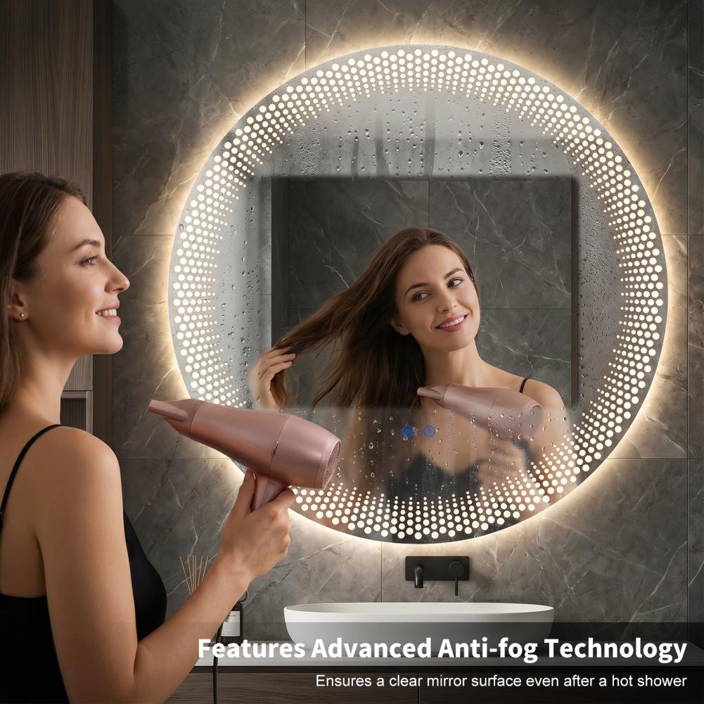 Yuvarlak LED Banyo Aynası 3 Re - Bathroom Mirror Led incelemesi ve fiyatı