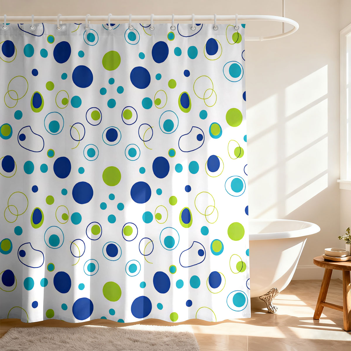 1 adet Renkli Kökenli Baskılı  - Home Bathroom Partition incelemesi ve fiyatı