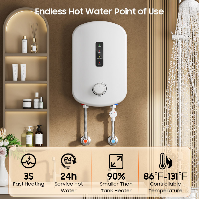 Ev Tipi Akıllı Düşük Güçlü 3.5 - Home Bathroom Geyser incelemesi ve fiyatı